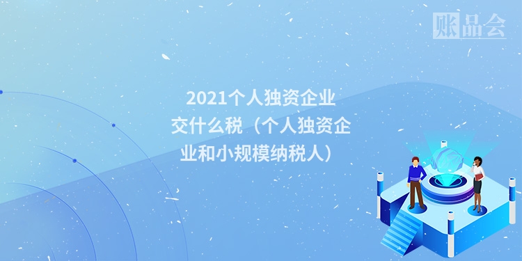 2021个人独资企业交什么税（个人独资企业和小规模纳税人）
