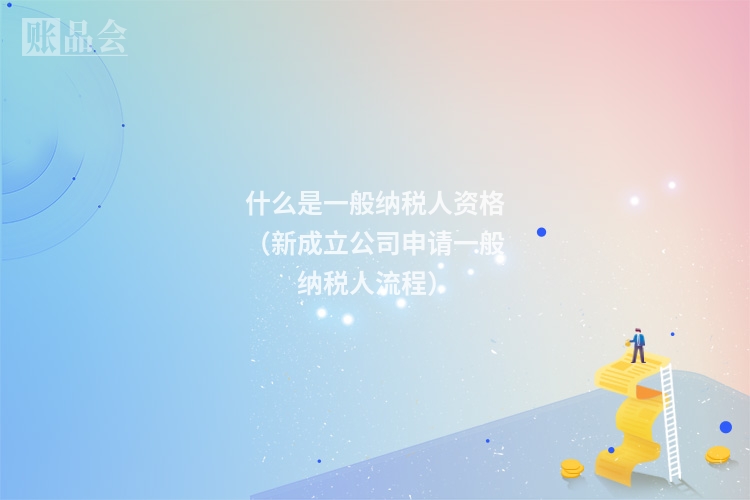 什么是一般纳税人资格（新成立公司申请一般纳税人流程）