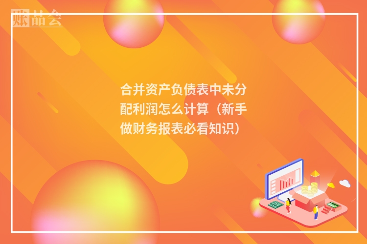 合并资产负债表中未分配利润怎么计算（新手做财务报表必看知识）
