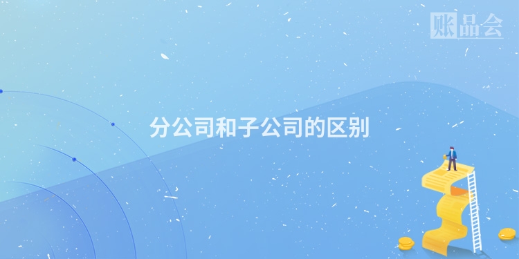分公司和子公司的区别