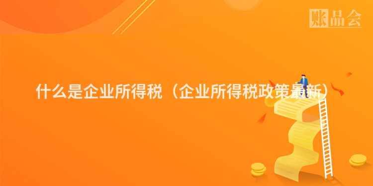 什么是企业所得税（企业所得税政策最新）
