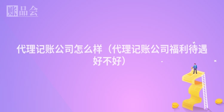代理记账公司怎么样（代理记账公司福利待遇好不好）