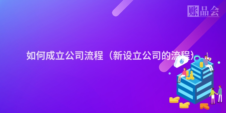 如何成立公司流程（新设立公司的流程）