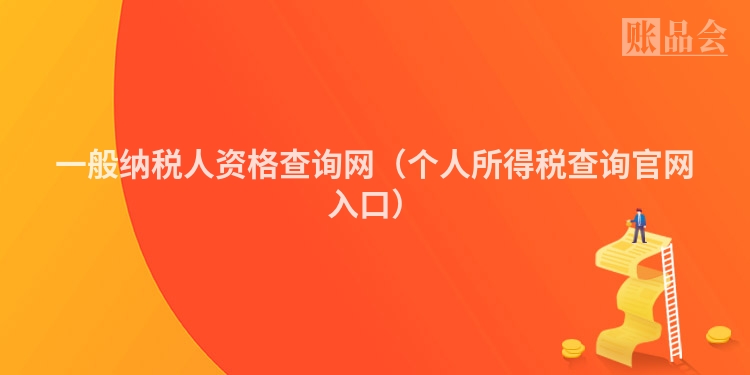 一般纳税人资格查询网（个人所得税查询官网入口）