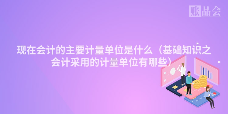 现在会计的主要计量单位是什么（基础知识之会计采用的计量单位有哪些）