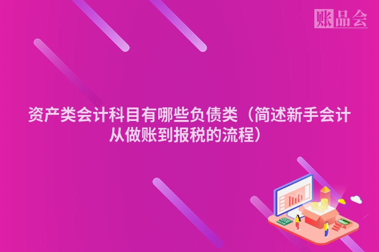 资产类会计科目有哪些负债类(简述新手会计从做账到报税的流程)