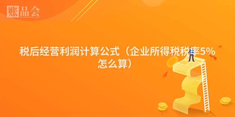 税后经营利润计算公式（企业所得税税率5%怎么算）
