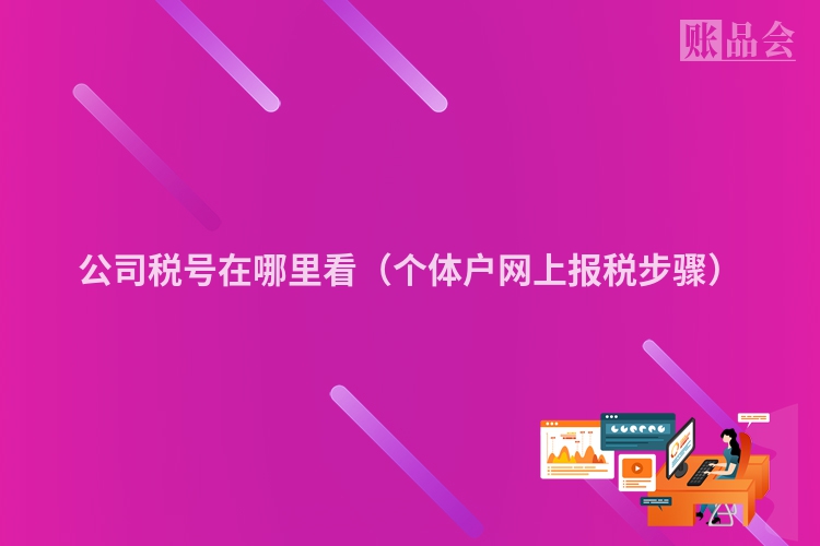 公司税号在哪里看（个体户网上报税步骤）