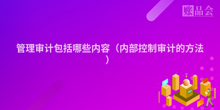 管理审计包括哪些内容（内部控制审计的方法）
