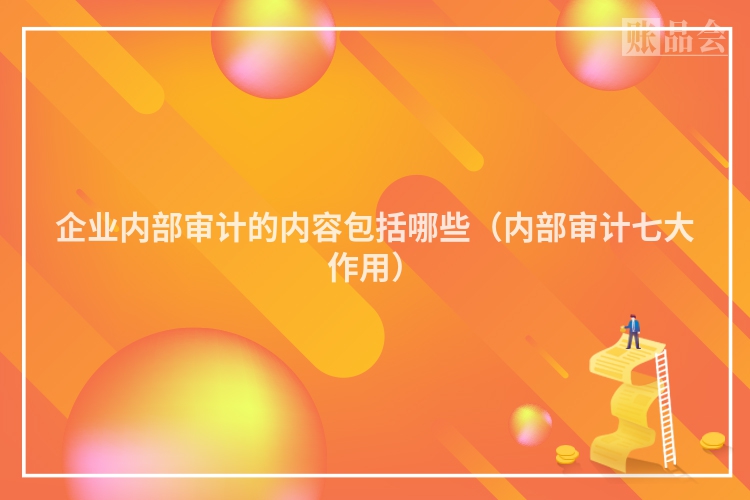 企业内部审计的内容包括哪些（内部审计七大作用）