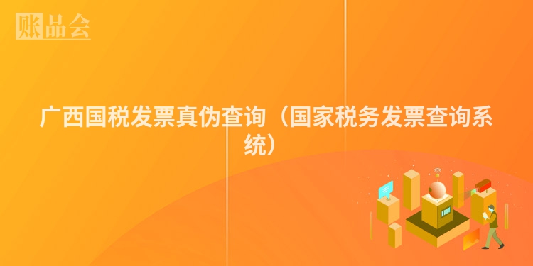 广西国税发票真伪查询（国家税务发票查询系统）