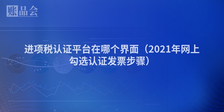 进项税认证平台在哪个界面（2021年网上勾选认证发票步骤）