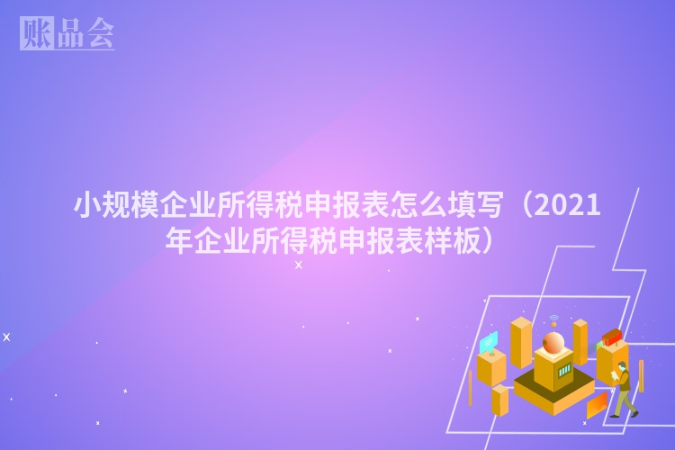 小规模企业所得税申报表怎么填写（2021年企业所得税申报表样板）