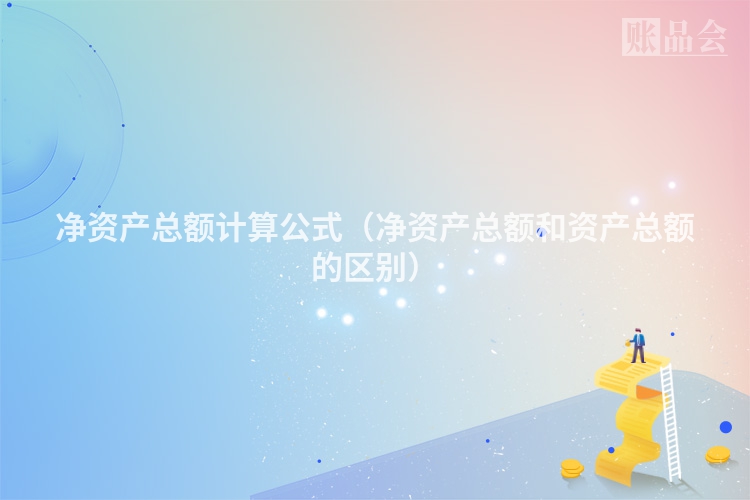 净资产总额计算公式（净资产总额和资产总额的区别）