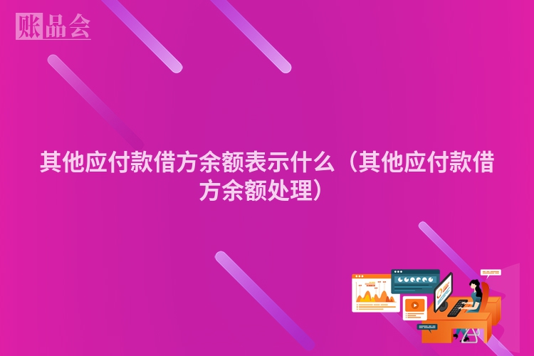 其他应付款借方余额表示什么（其他应付款借方余额处理）