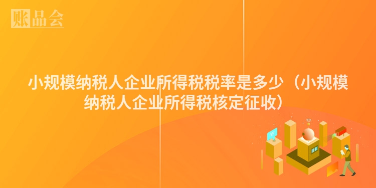 小规模纳税人企业所得税税率是多少（小规模纳税人企业所得税核定征收）