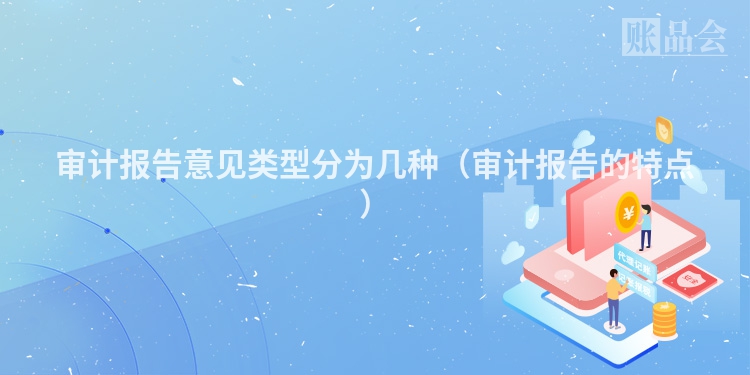 审计报告意见类型分为几种（审计报告的特点）