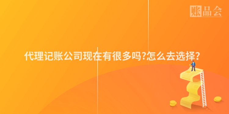 代理记账公司现在有很多吗?怎么去选择？