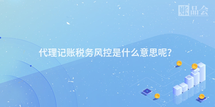 代理记账税务风控是什么意思呢？