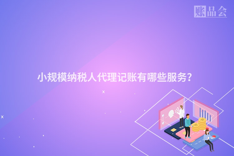 小规模纳税人代理记账有哪些服务？
