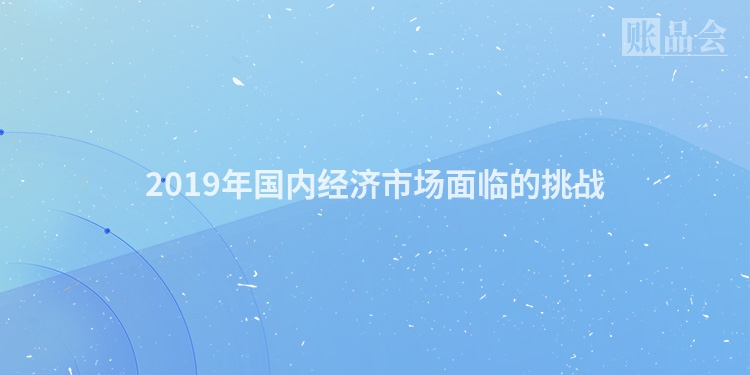 2019年国内经济市场面临的挑战