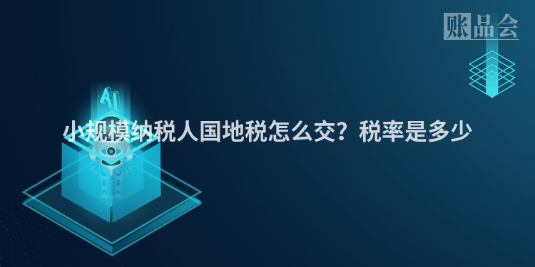 小规模纳税人国地税怎么交？税率是多少