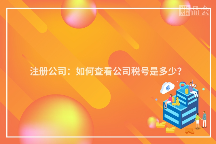 注册公司：如何查看公司税号是多少？