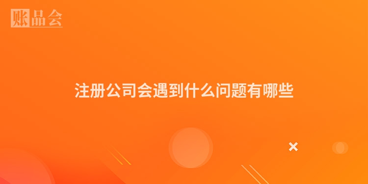 注册公司会遇到什么问题有哪些