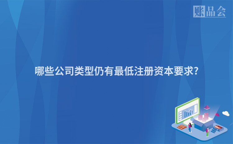 哪些公司类型仍有最低注册资本要求?