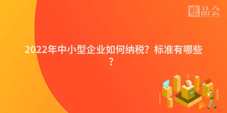 2022年中小型企业如何纳税？标准有哪些？