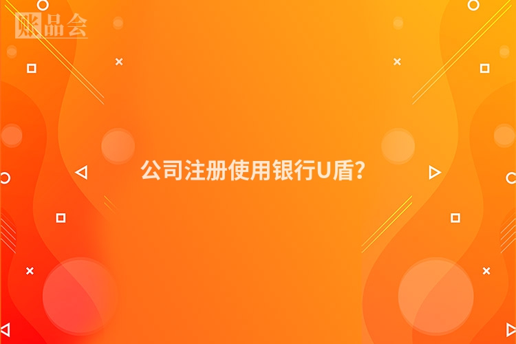 公司注册使用银行U盾？
