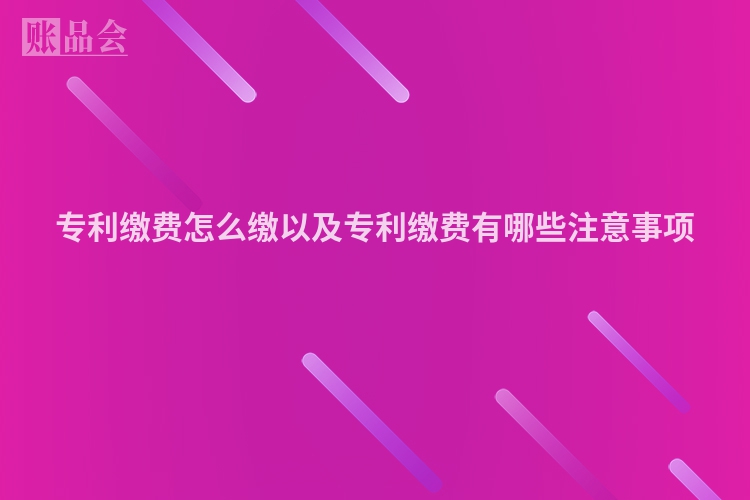 专利缴费怎么缴以及专利缴费有哪些注意事项
