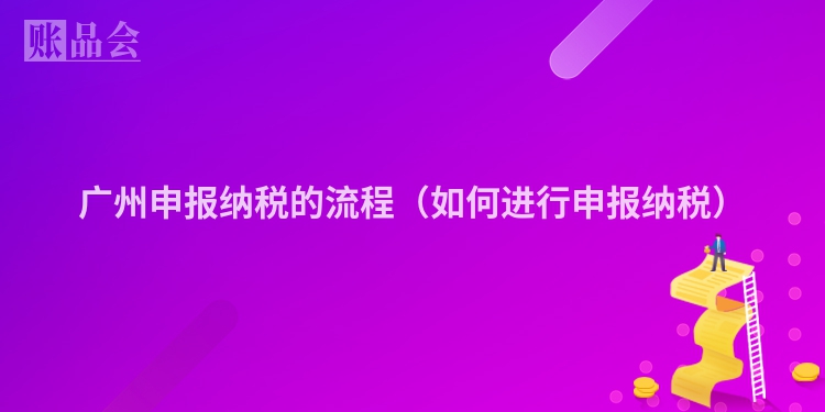 广州申报纳税的流程（如何进行申报纳税）