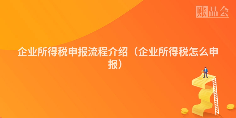 企业所得税申报流程介绍（企业所得税怎么申报）