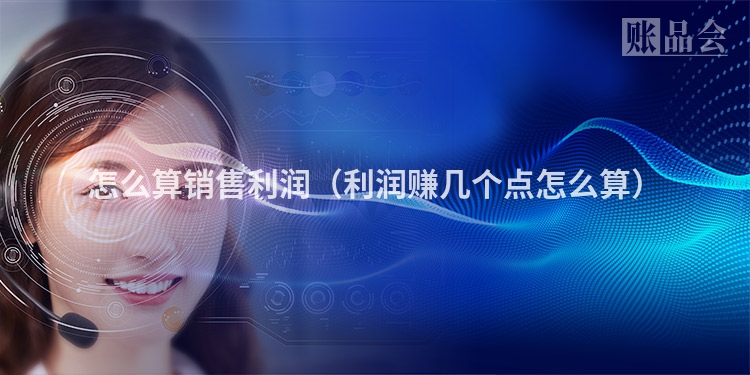 怎么算销售利润（利润赚几个点怎么算）