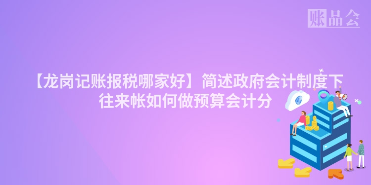 【龙岗记账报税哪家好】简述政府会计制度下往来帐如何做预算会计分