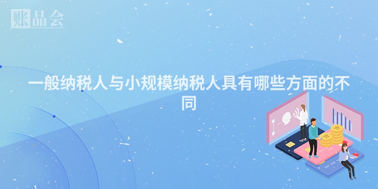 一般纳税人与小规模纳税人具有哪些方面的不同