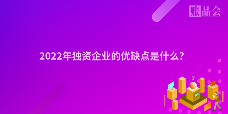 2022年独资企业的优缺点是什么？