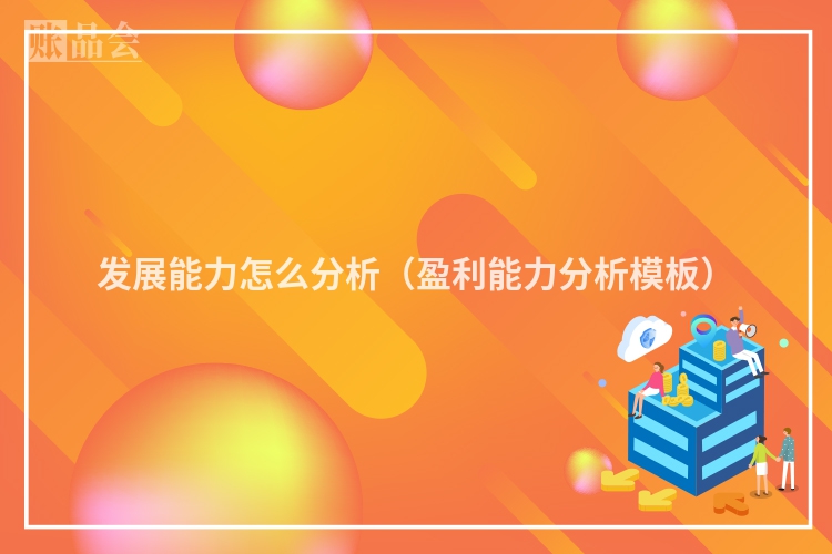 发展能力怎么分析（盈利能力分析模板）