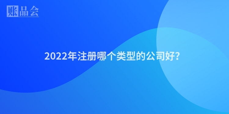 2022年注册哪个类型的公司好？