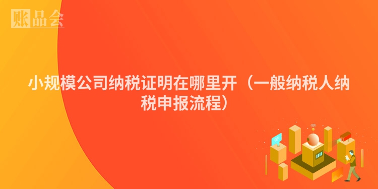 小规模公司纳税证明在哪里开（一般纳税人纳税申报流程）