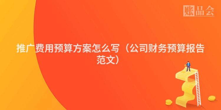 推广费用预算方案怎么写（公司财务预算报告范文）