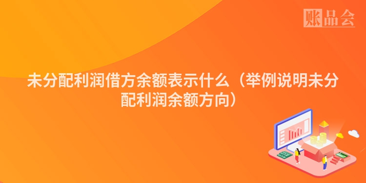 未分配利润借方余额表示什么（举例说明未分配利润余额方向）