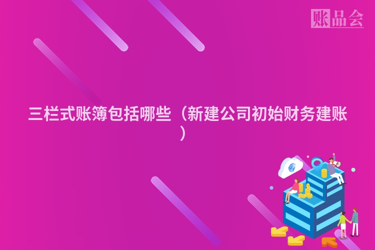 三栏式账簿包括哪些（新建公司初始财务建账）