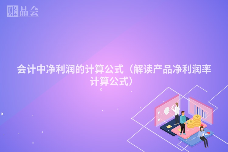 会计中净利润的计算公式（解读产品净利润率计算公式）