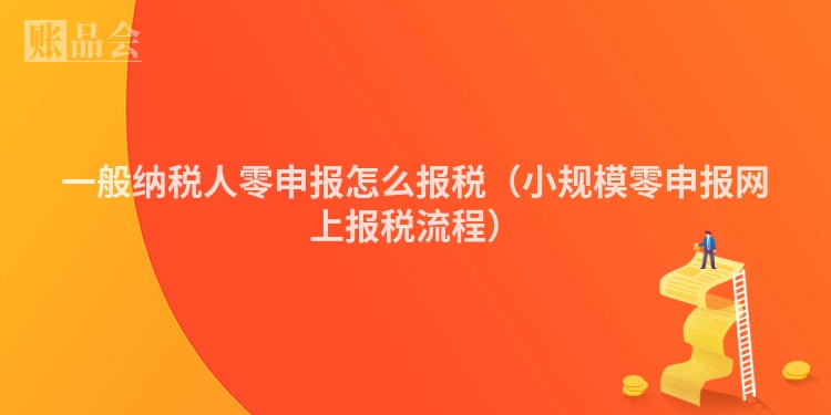 一般纳税人零申报怎么报税（小规模零申报网上报税流程）