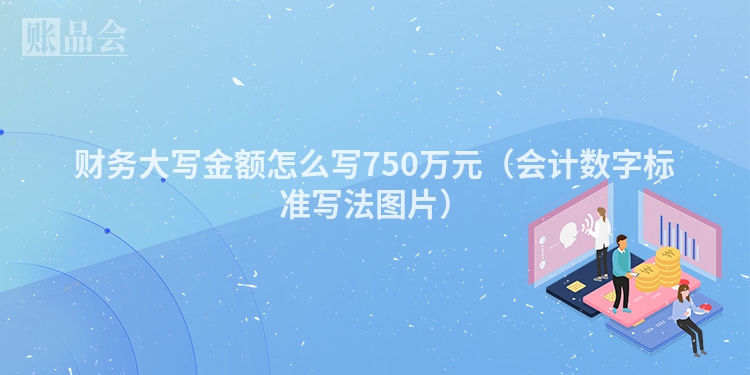 财务大写金额怎么写750万元（会计数字标准写法图片）