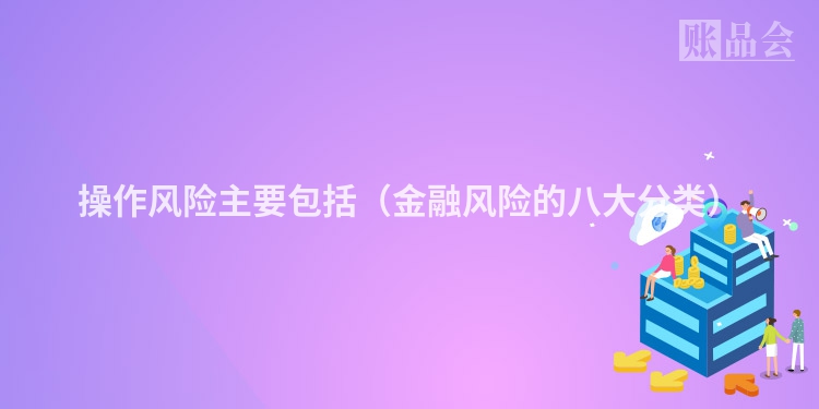操作风险主要包括（金融风险的八大分类）