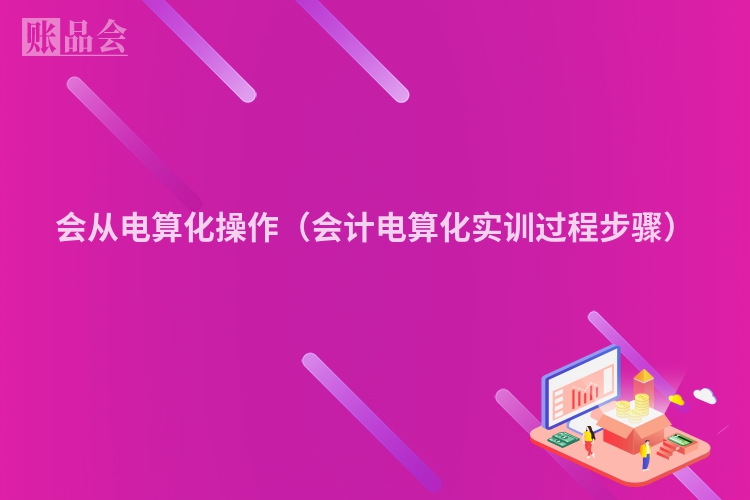 会从电算化操作（会计电算化实训过程步骤）