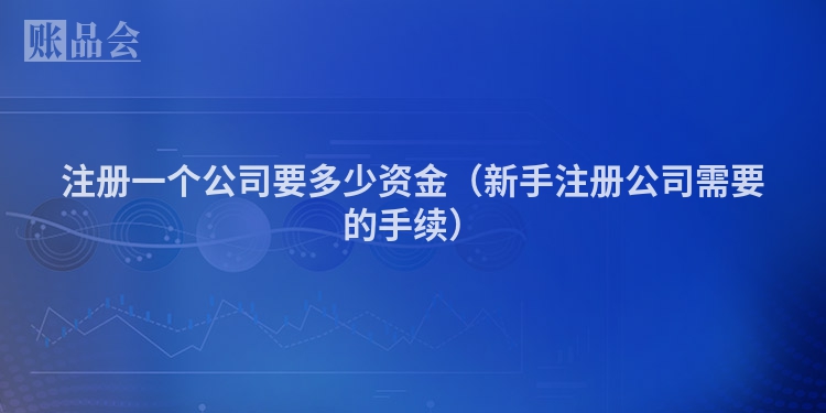 注册一个公司要多少资金（新手注册公司需要的手续）